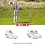 (CHÍNH HÃNG) ECCO M GOLF BIOM C4 CÓ NÚT VẶN NAM WHITE