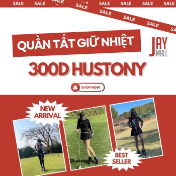 (CHÍNH HÃNG) Quần Tất Giữ Nhiệt Hustony Golf 300D Giữ Ấm Tốt Cho Mùa Đông