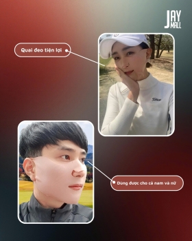 (CHÍNH HÃNG) Miếng Nạ Nửa Mặt Chống Nắng Collagen Hustony - Ngăn Tia UV, Làm Mát Cực Đỉnh Hustony Golf