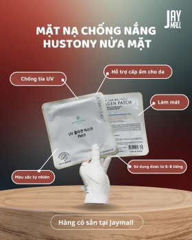 (CHÍNH HÃNG) Miếng Nạ Nửa Mặt Chống Nắng Collagen Hustony - Ngăn Tia UV, Làm Mát Cực Đỉnh Hustony Golf